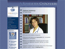 Tablet Screenshot of homeomedicina.hu